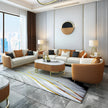 Astonishing Curvy Back Leather 1-2-3 Seater Sofa Set / Ruchi
