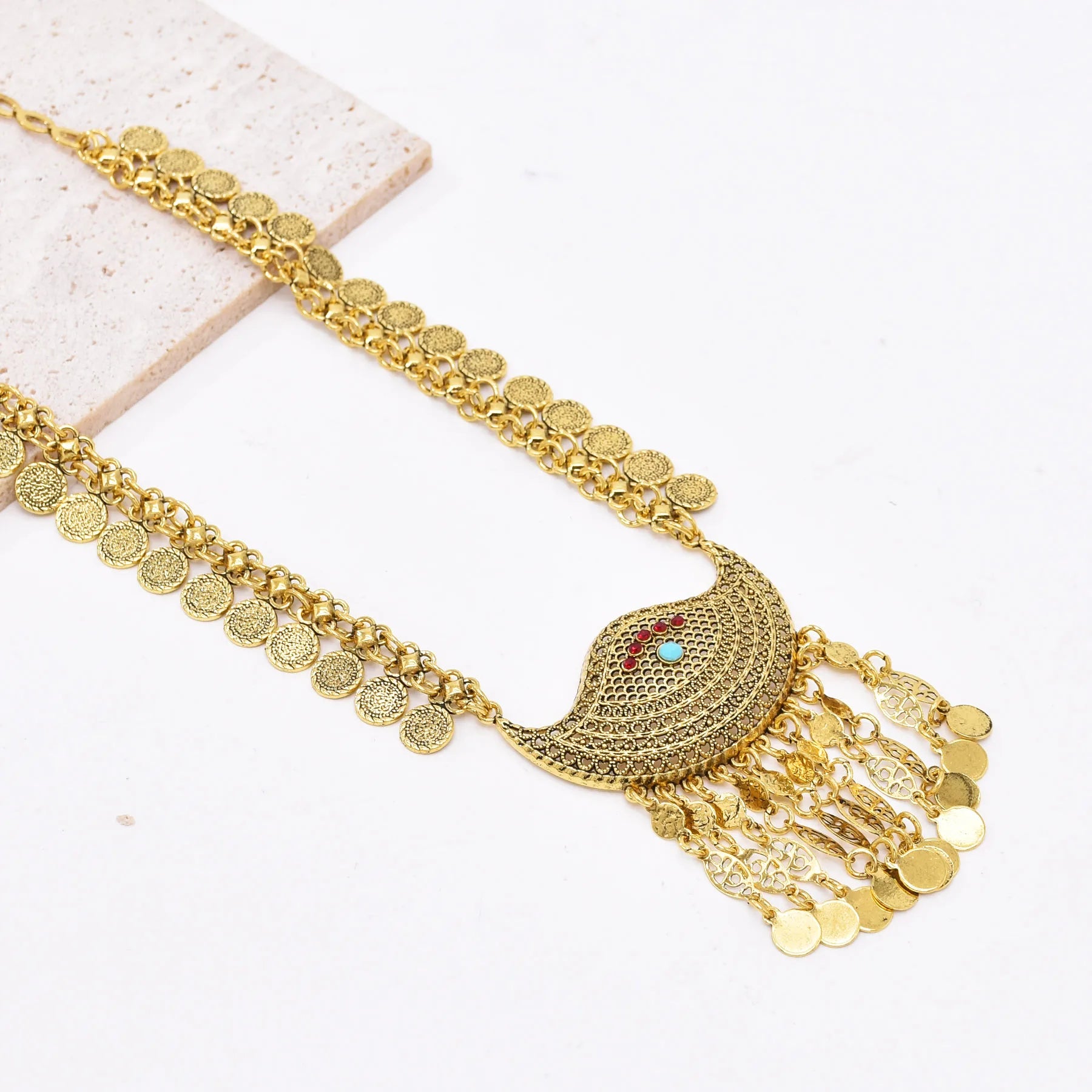 Bohemian Earrings And Necklace Set / Ruchi