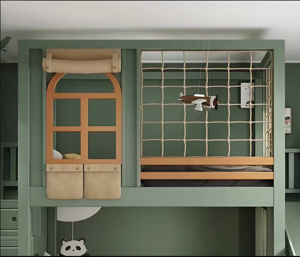 Modern Wooden Kids Bunk Bed / Ruchi