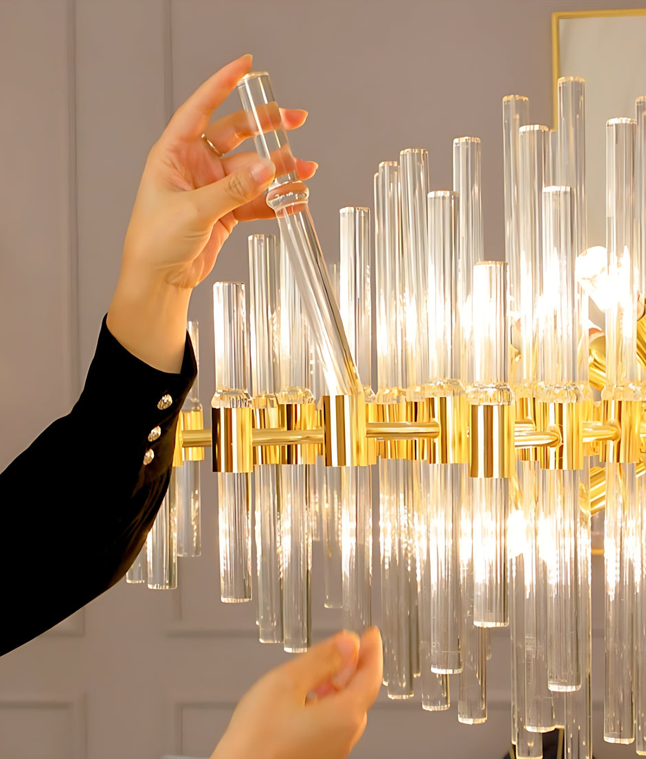 Contemporary Glorious LED Crystal Chandelier / Ruchi