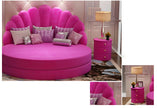 Luxury Velvet Round Bed / Ruchi