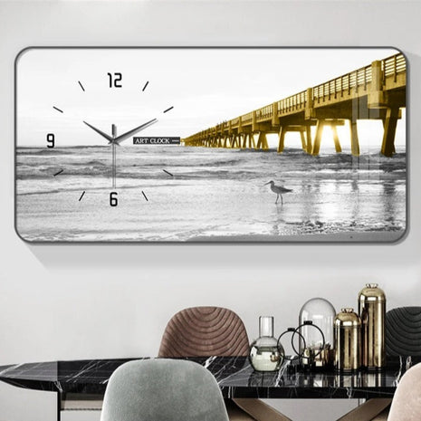 Modern 3D Wall Clock Decor / Ruchi