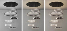Modern Remote Control LED Circle Chandelier / Ruchi