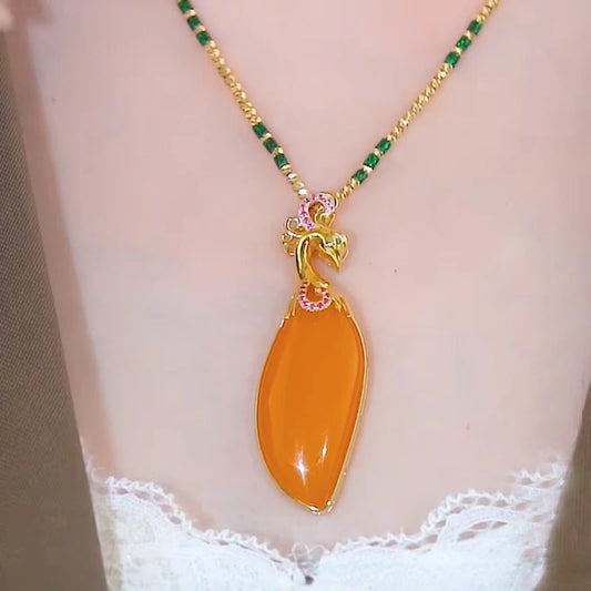 Freestyle Pendant Sweater Chain / Ruchi