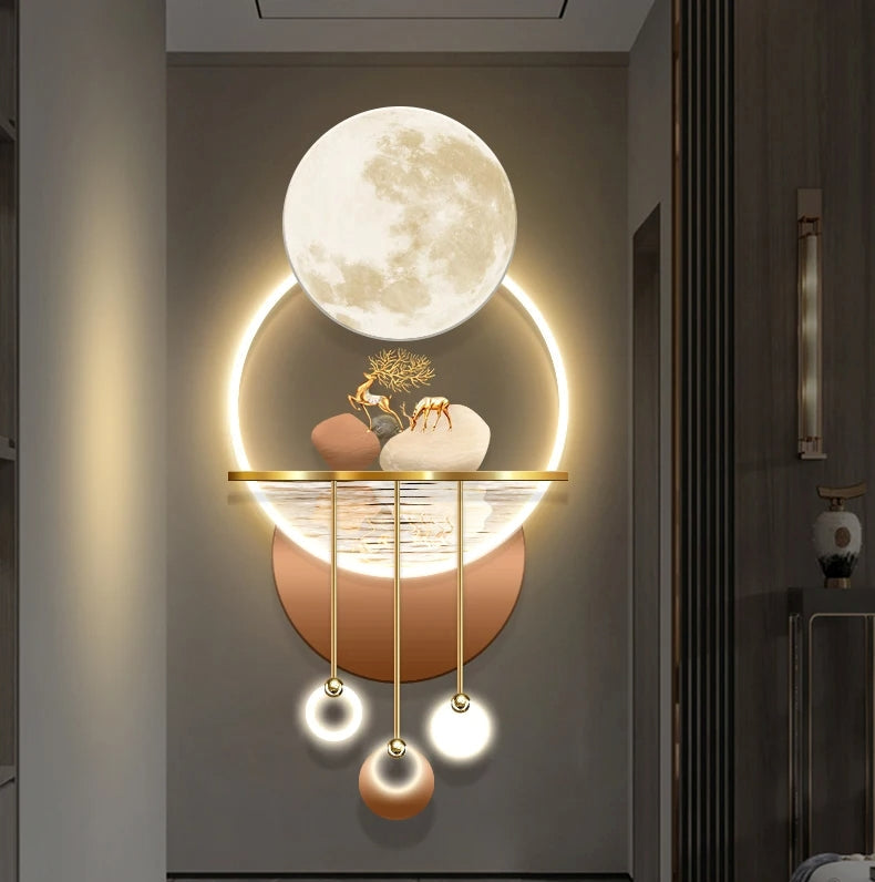 Modern Wall Painting With LED Lights / Ruchi