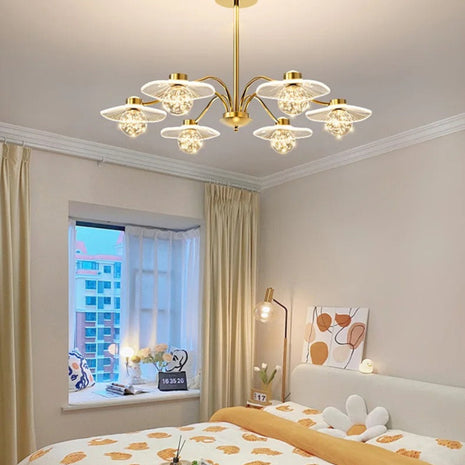 Modern Glass Ball Ceiling LED Chandelier / Ruchi