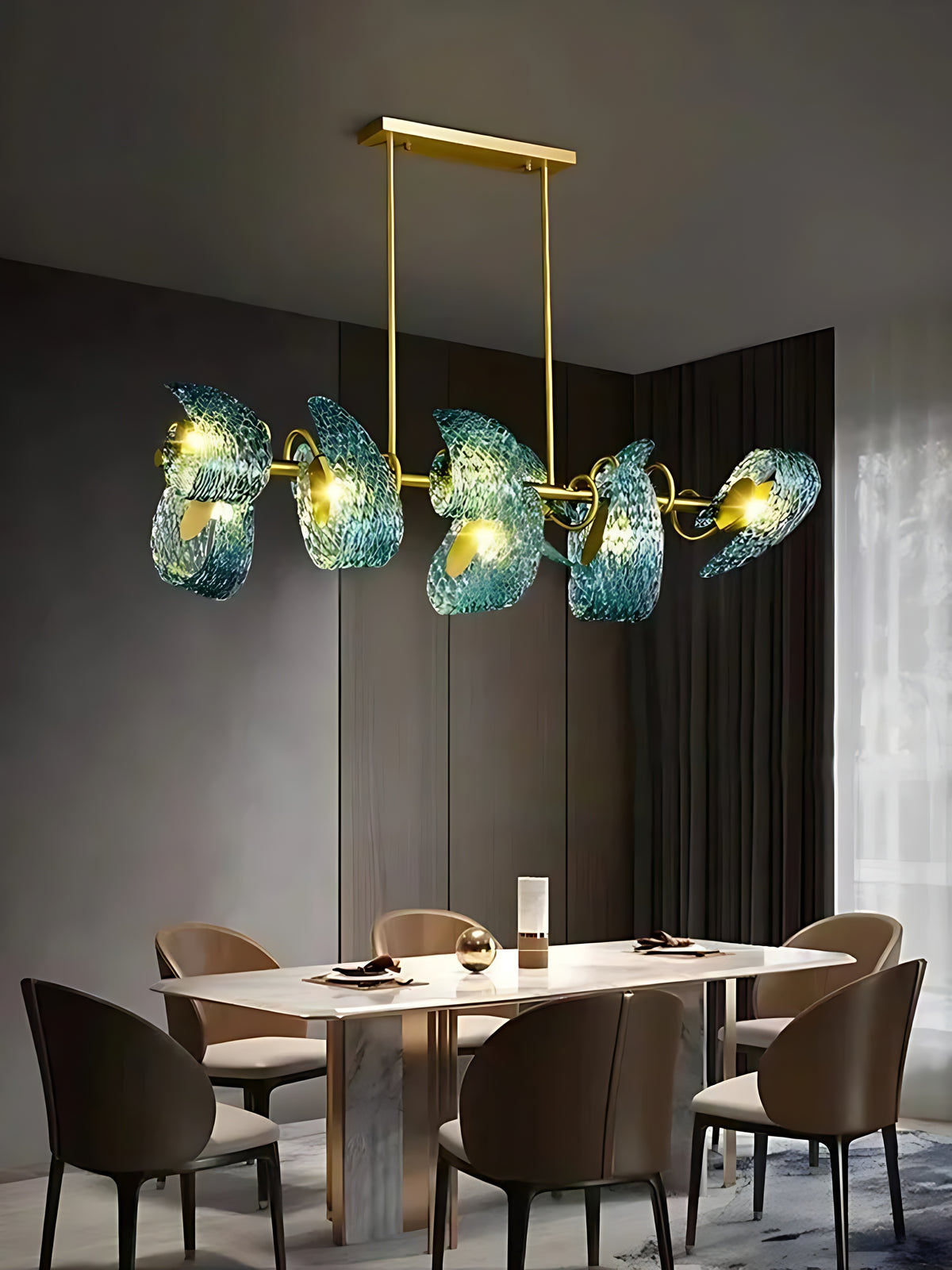 Gold Design LED Pendant Lamp / Ruchi