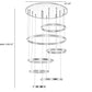 Modern Remote Control LED Circle Chandelier