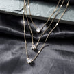 Triple Layered Women Pendant Necklace / Ruchi
