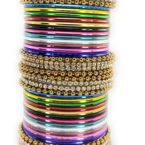 Women Multicolor Bangles Set For Wedding / Ruchi