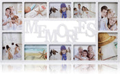 White Plastic Collage Wall Photo Frame / Ruchi