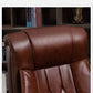 Ergonomic Reclining Leather Office Chair