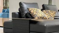 Spacious Leather Modular Sectional Sofa With Chaise / Ruchi