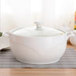 Round Ceramic Soup Bowl With Lid / Ruchi