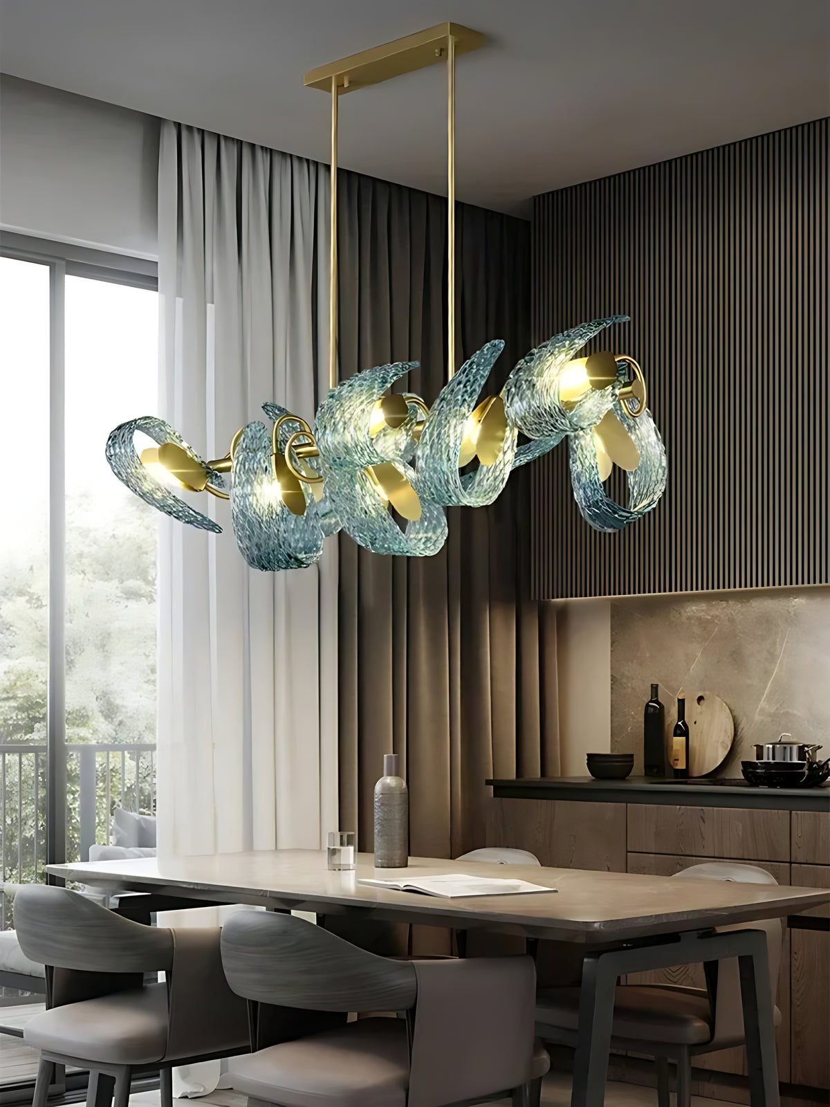 Gold Design LED Pendant Lamp / Ruchi