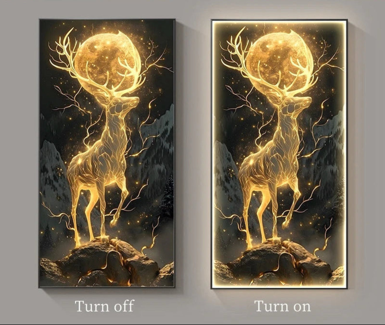 Nature Painting LED Wall Lamp / Ruchi
