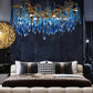 Modern LED Crystal Chandelier For Living Room / Ruchi