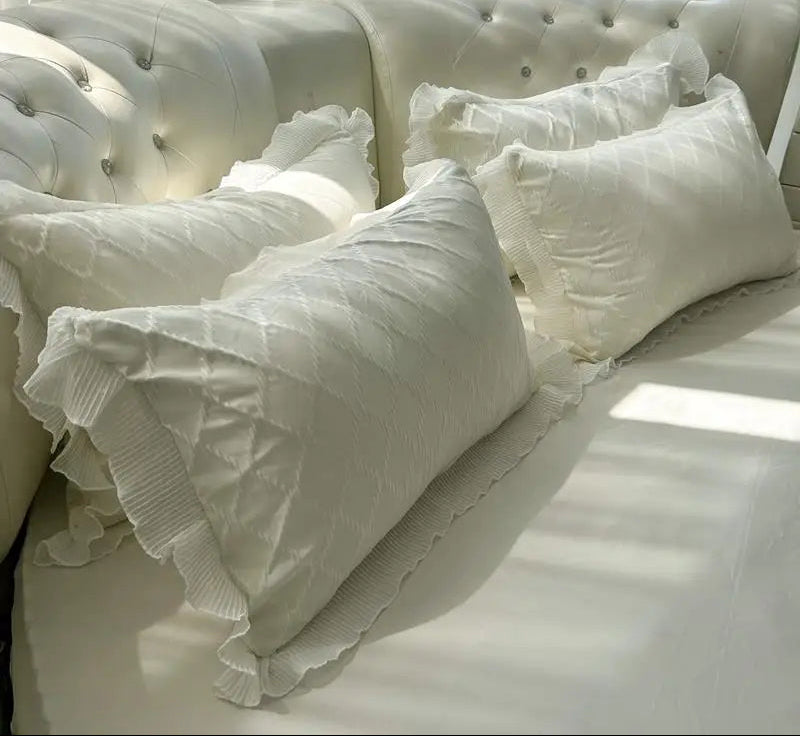 Round Microfiber Fabric Fitted Bedsheet And Bed-Skirt