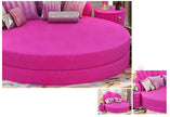 Luxury Velvet Round Bed / Ruchi