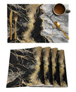 4-Piece Modern Design Polyester Placemat Set / Ruchi