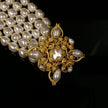 French Vintage Electroplated Pearl Stud Necklace Set / Ruchi