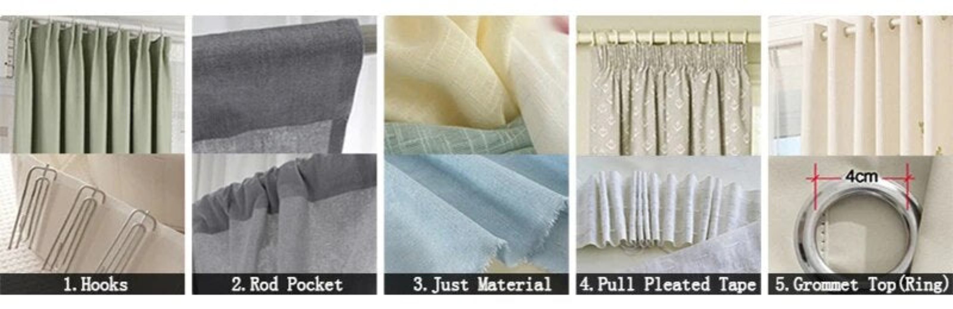 Luxury Embroidered Fabric Curtain / Ruchi