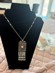 Bohemian Beaded Tassel Pendant Necklace / Ruchi