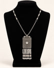 Bohemian Beaded Tassel Pendant Necklace / Ruchi
