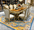 90-Inch European Wooden Dining Set For 8 / Ruchi