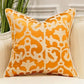 Adorable 1 Pc Polyester Jacquard Square Embroidered Pillow Case / Ruchi