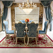European Oval Wooden Dining Table Set / Ruchi