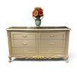 European Wooden Buffet Table With Drawers / Ruchi