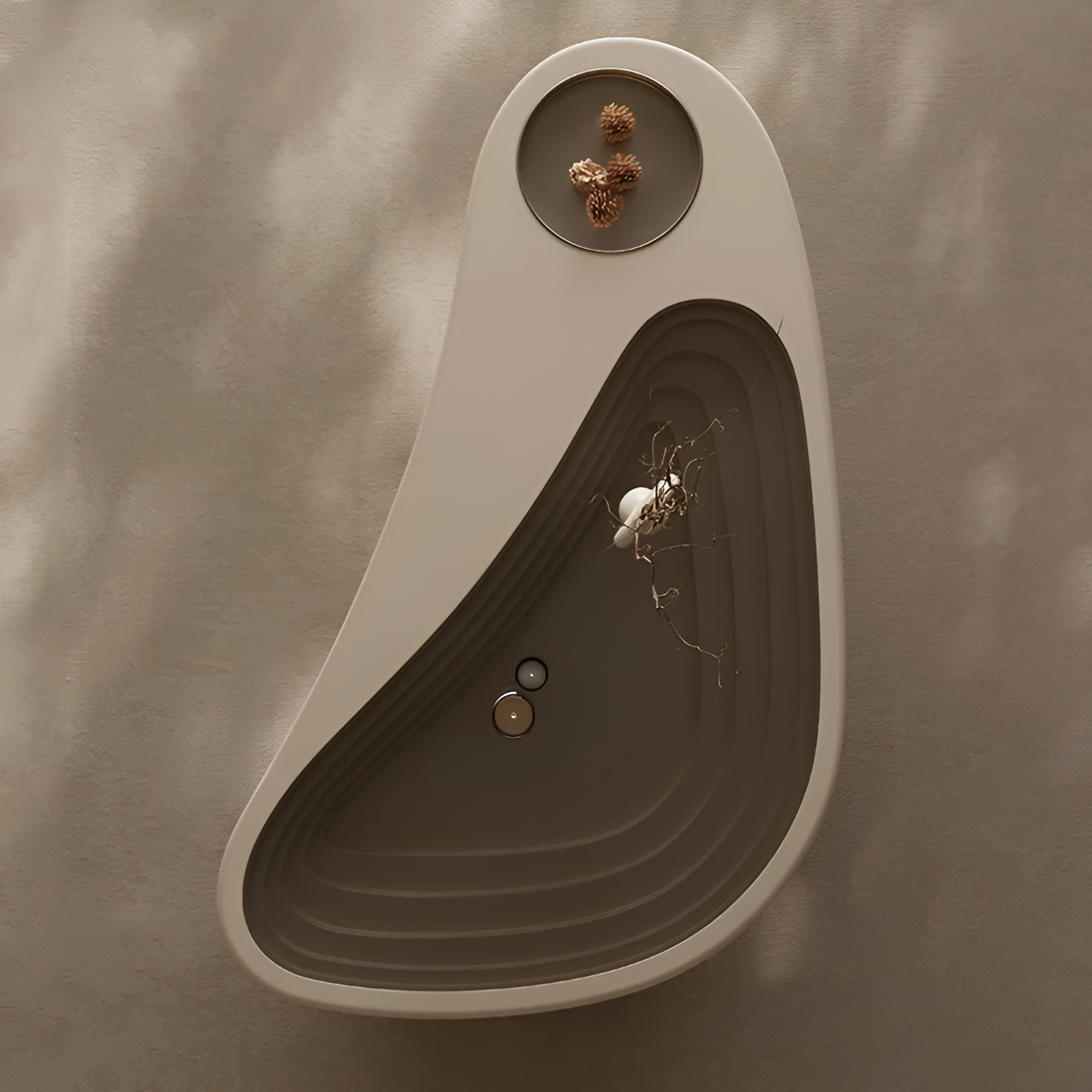 Artistic Glass Top Wooden Coffee Table / Ruchi