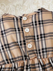 Cute Plaid Design Summer Comfy Polyester Outfit Set / Ruchi