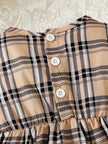 Cute Plaid Design Summer Comfy Polyester Outfit Set / Ruchi 