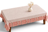 Rectangular Geometric Fabric Coffee Table Cloth / Ruchi