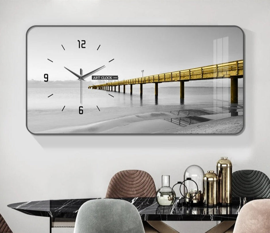 Modern 3D Wall Clock Decor / Ruchi