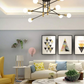 Black Semi Flush Mount Ceiling Lighting / Ruchi