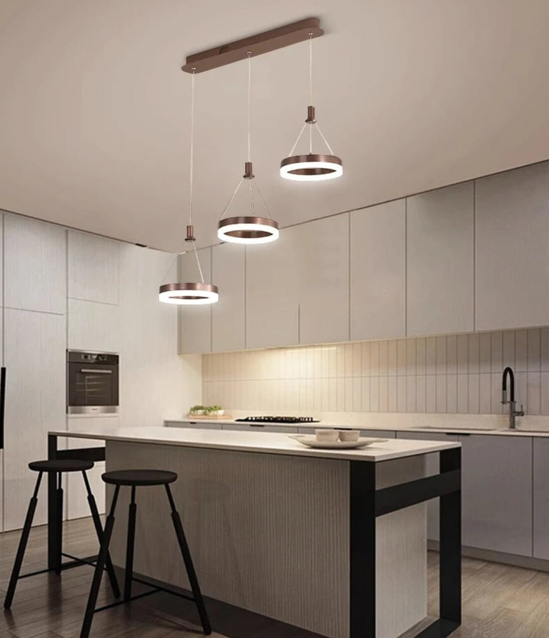 LED Remote Control Pendant Light Fixture / Ruchi