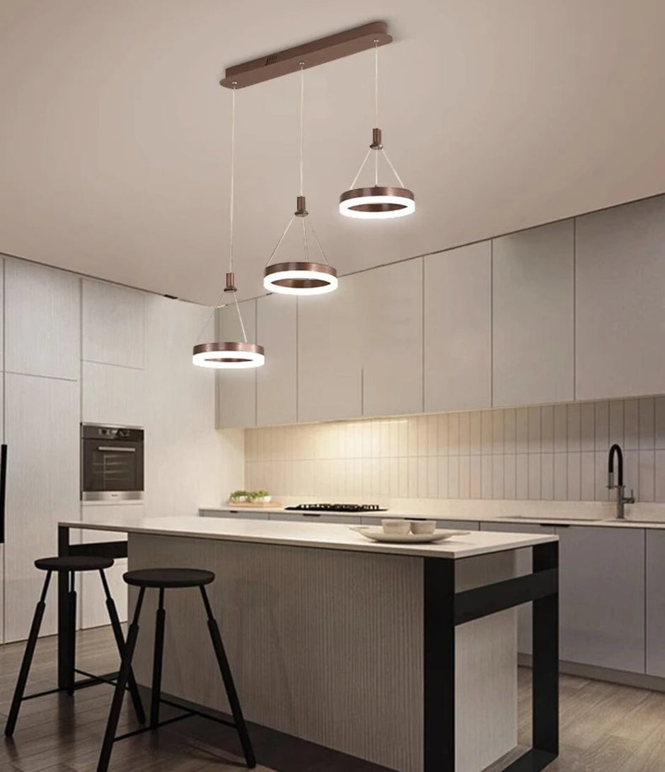 LED Remote Control Pendant Light Fixture / Ruchi