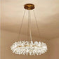 Modern LED Light Crystal Chandelier For Bedroom / Ruchi