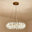 Modern LED Light Crystal Chandelier For Bedroom / Ruchi