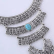 Vintage Tribal Multilayer Collar Metal Necklace / Ruchi