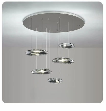 Modern Cobblestone LED Chandelier / Ruchi