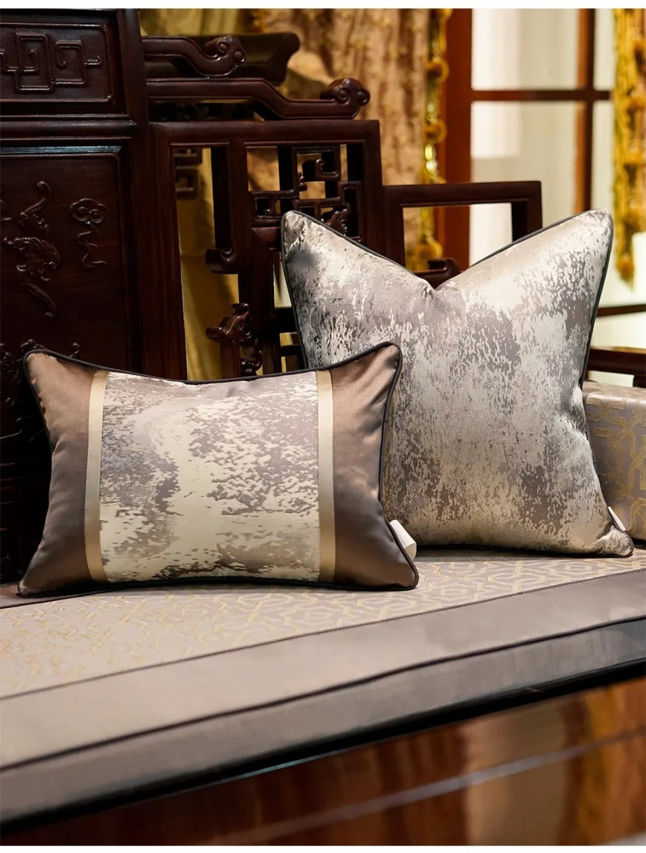 Embroidered Jacquard Polyester Pillow Case / Ruchi