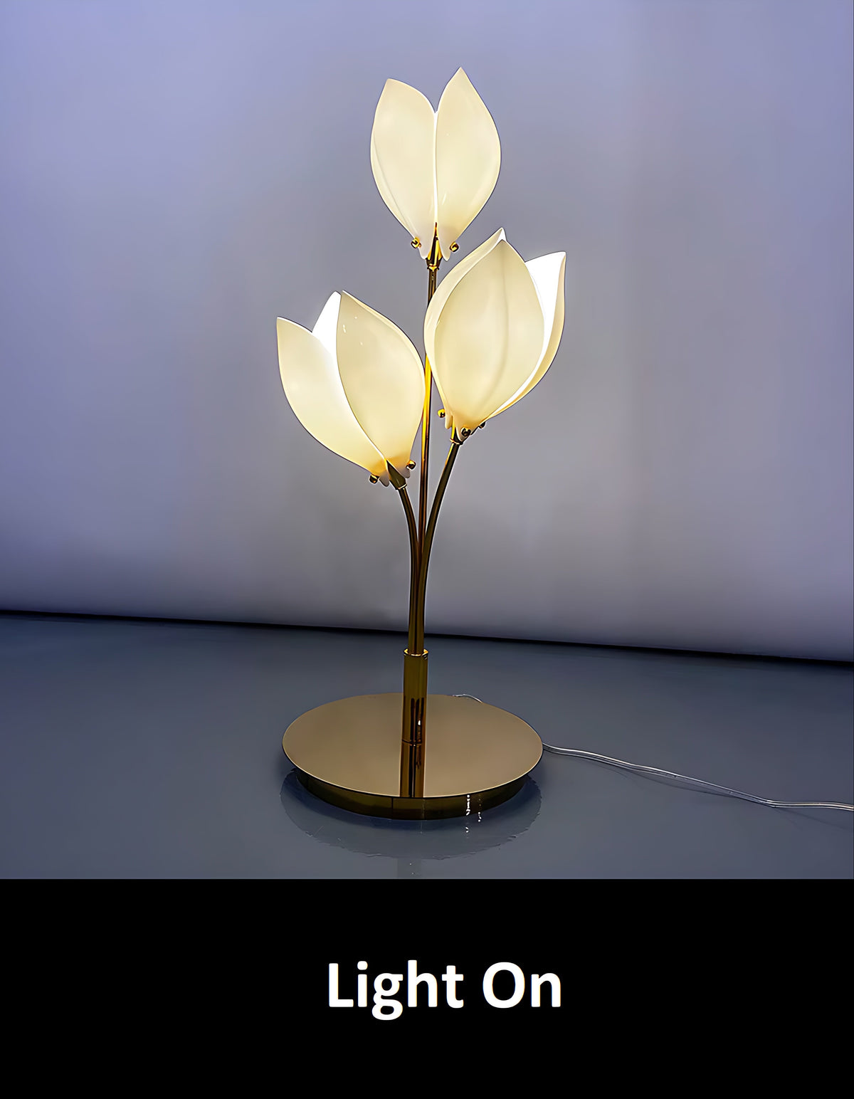 Flower Design LED Table Lamp For Bedroom / Ruchi