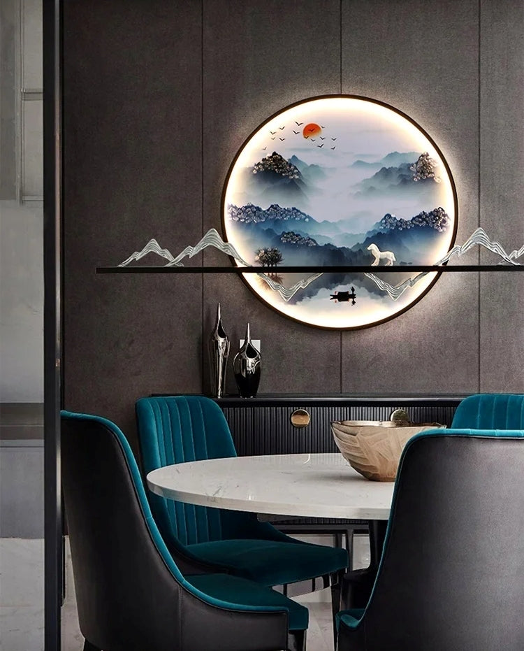 Mountain Valley LED Mural Wall Lamp / Ruchi