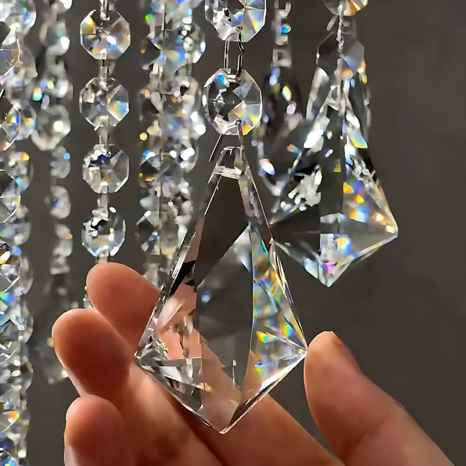 Modern LED Crystal Chandelier For Staircase