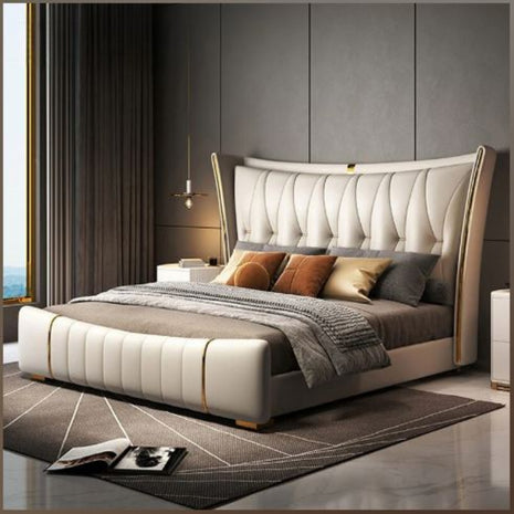 Luxurious King Size Bed With Night-Stand / Ruchi