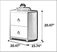 Modern Luxurious Leather King Size Bed With Night Stand / Ruchi